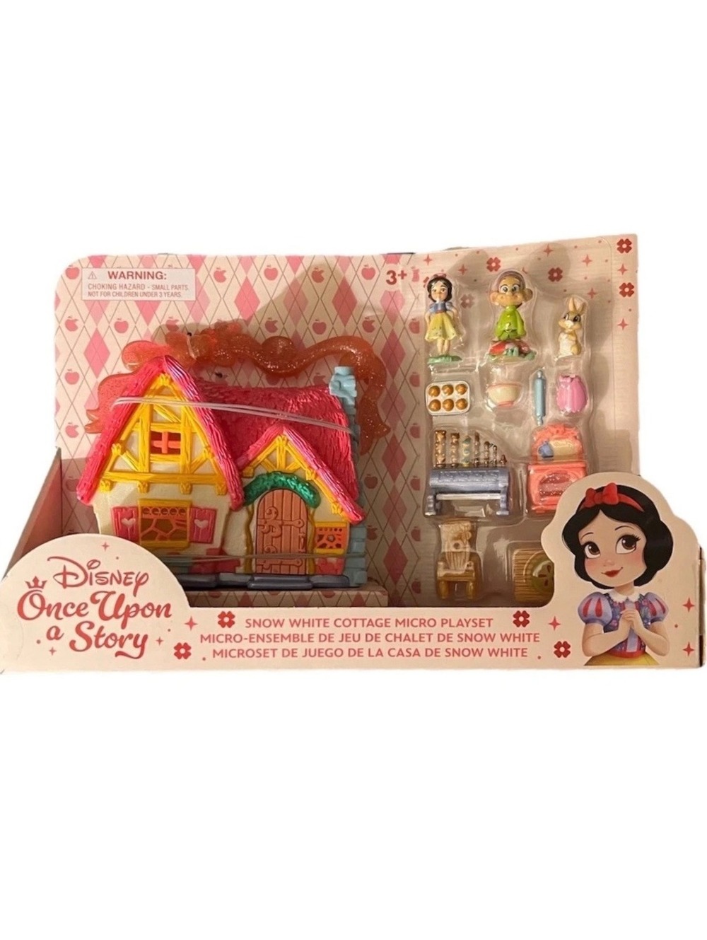 Disney Snow White Once Upon a Story Micro Play Set New